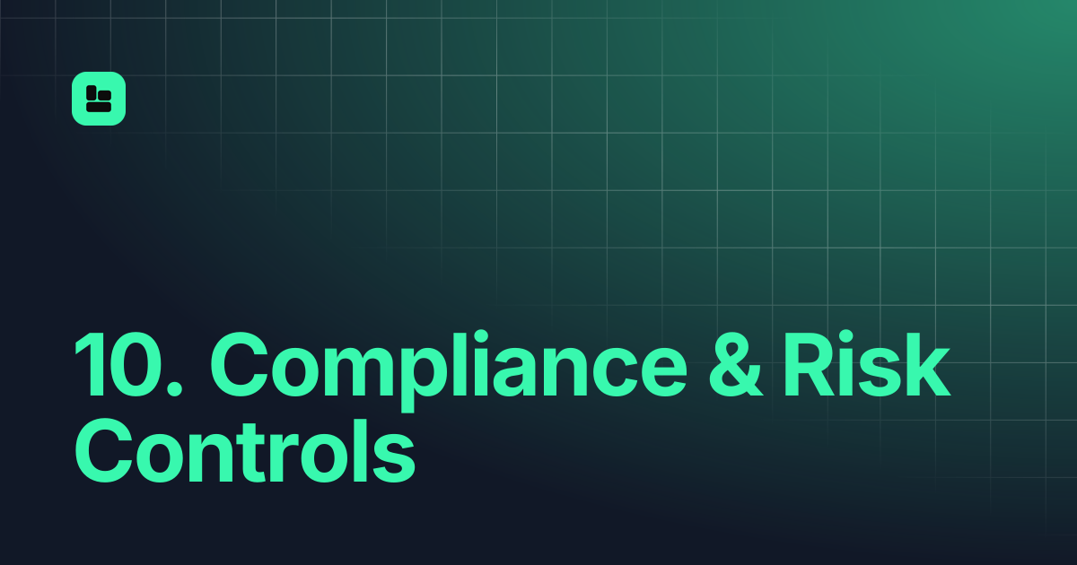 10. Compliance & Risk Controls | Whitepaper | Baltex Docs